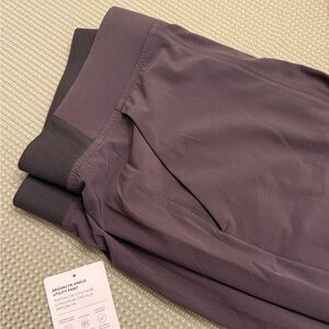 Athleta Gray and Black Straight Leg Pants